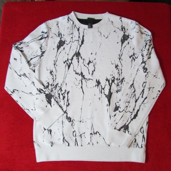 H&M Other - H & M Textured Sweater / Sweatshirt Cream Black